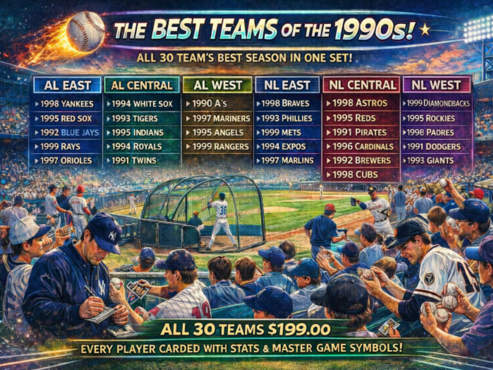 Baseball Decade Set — 1990s
